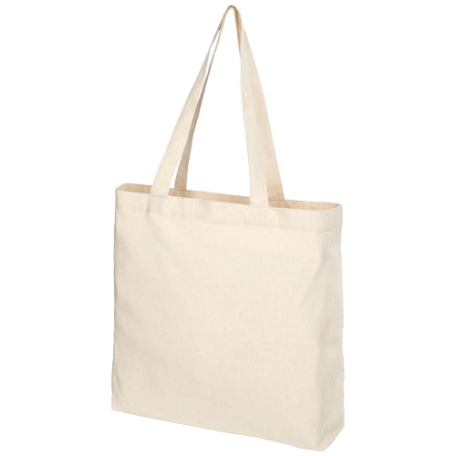 Pheebs 210 g/m² recycled gusset tote bag - Connect Promotions